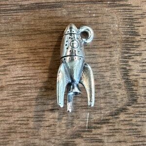 James Avery ‘Reach for the Stars’ silver rocket charm- retired